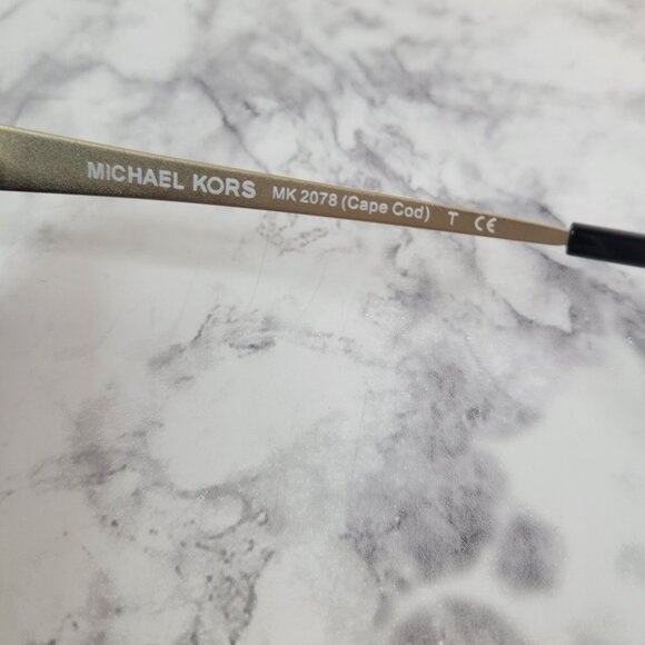 Michael Kors MK2078 (Cape Cod) Women's Sunglasses Black Gold Frame 54-20-140 - Picture 6 of 12